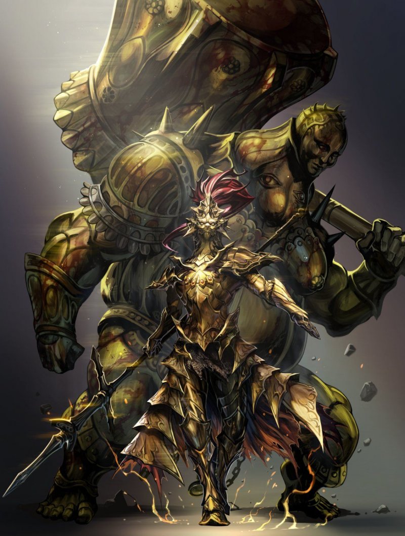 Dragon Slayer Ornstein and Executioner Smough